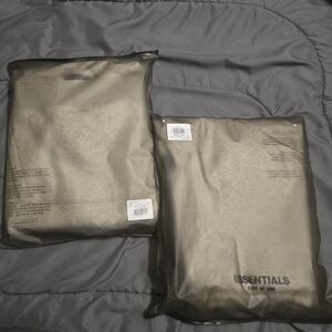 Large Light Oatmeal Fear Of God Jogger Set